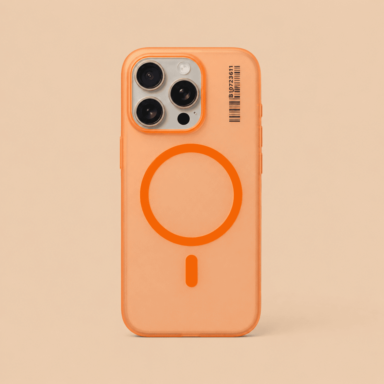 جراب ايفون SYNDEE ماج سيف — Peach Orange