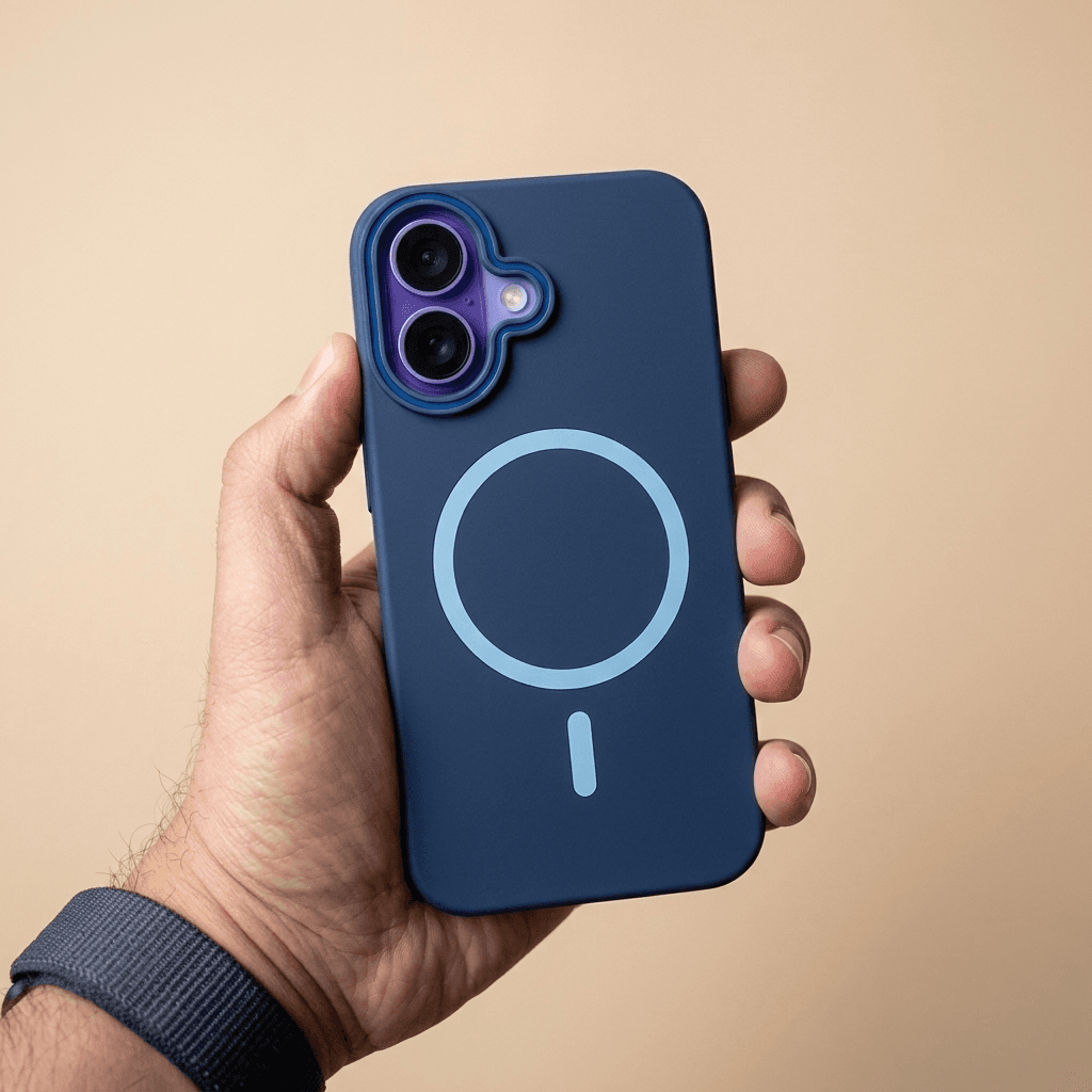 جراب جلد ماج سيف — Dark Blue